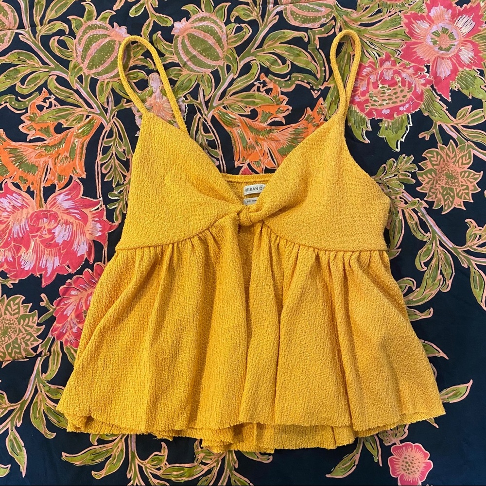 Urban outfitters cropped tank top size Small